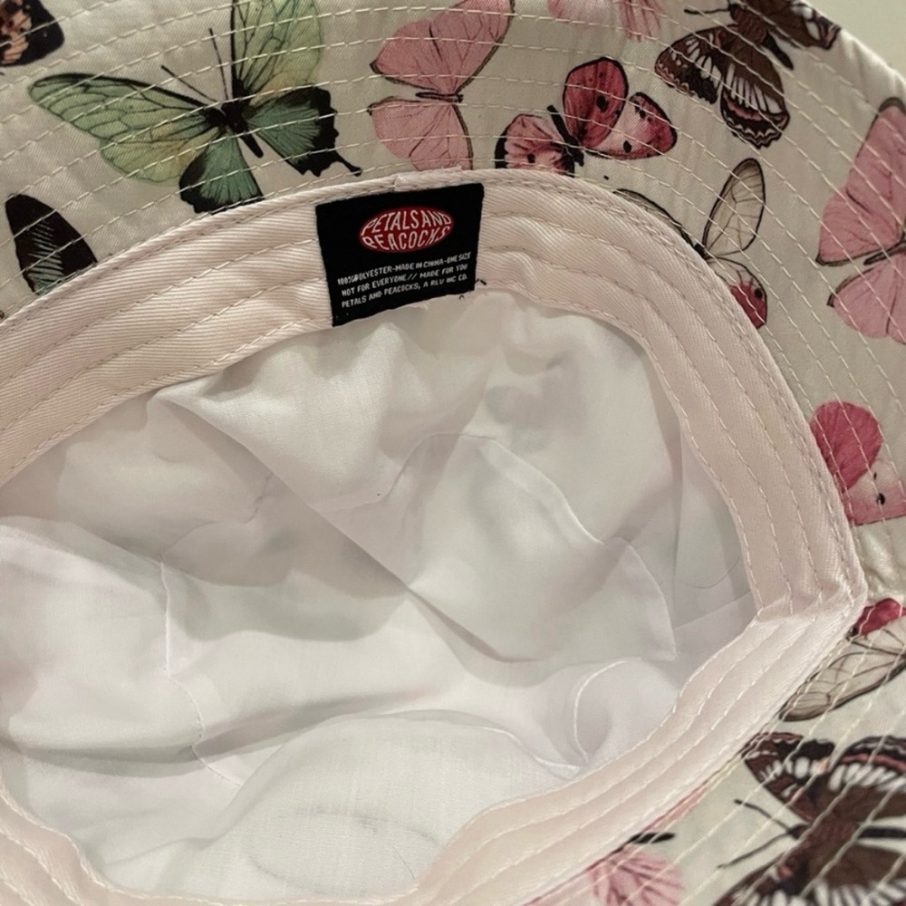 Bundle of 3 Bucket Hats – Petals and Peacocks + Solid Gray - Picture 6 of 8